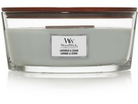 WoodWick Lavender & Cedar svíčka loď