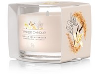 YANKEE CANDLE VOTIVNÍ SVÍČKA PLNĚNÁ VE SKLE VANILLA CREME BRULEE