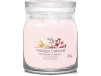 YANKEE CANDLE PINK CHERRY & VANILLA SIGNATURE STŘEDNÍ