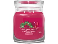 YANKEE CANDLE SPARKLING WINTERBERRY SIGNATURE STŘEDNÍ