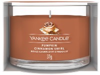 YANKEE CANDLE VOTIVNÍ SVÍČKA PLNĚNÁ VE SKLE PUMPKIN CINNAMON SWIRL