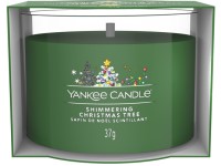 YANKEE CANDLE VOTIVNÍ SVÍČKA PLNĚNÁ VE SKLE SHIMMERING CHRISTMAS TREE